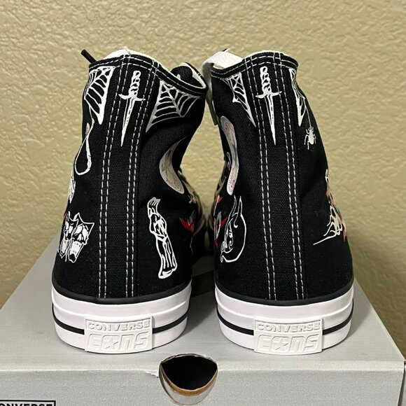 Sean Pablo Converse x Chuck Taylor All Star Pro 'Flames' Size 10 - Picture 5 of 5